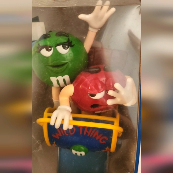 VINTAGE M&M's Wild Thing Roller Coaster Dispenser 2nd Limited Edition NWT - Picture 3 of 10